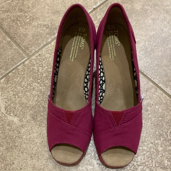 TOMS 9 canvas wrapped wedge - Picture 6 of 6